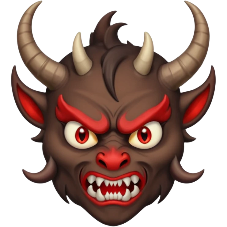 very sad and scared demon memoji emoji