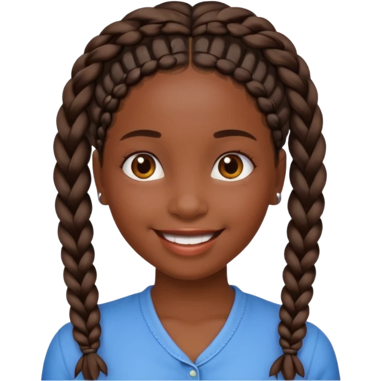 Barca niña Negrita emoji