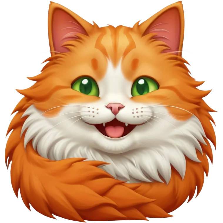 a cat rolling around laughing and crying emoji