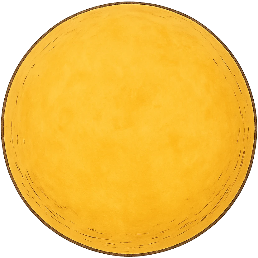 ghibli style yellow round shape emoji