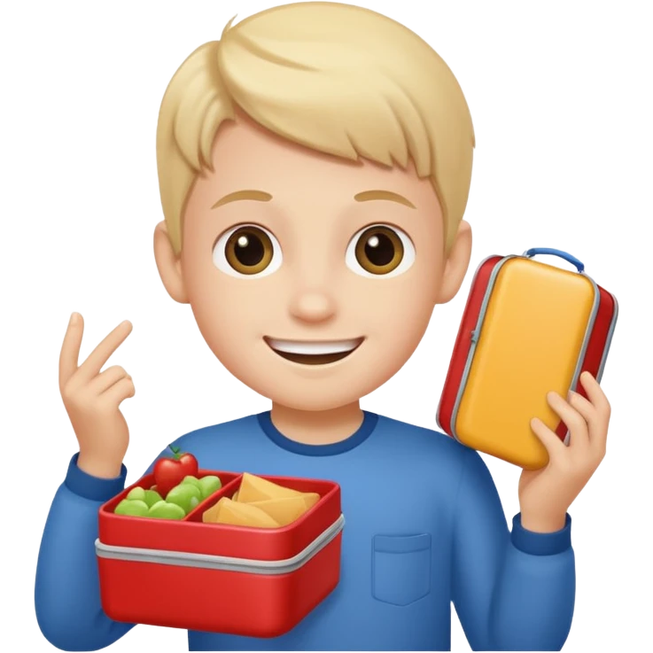 kid lunch box emoji