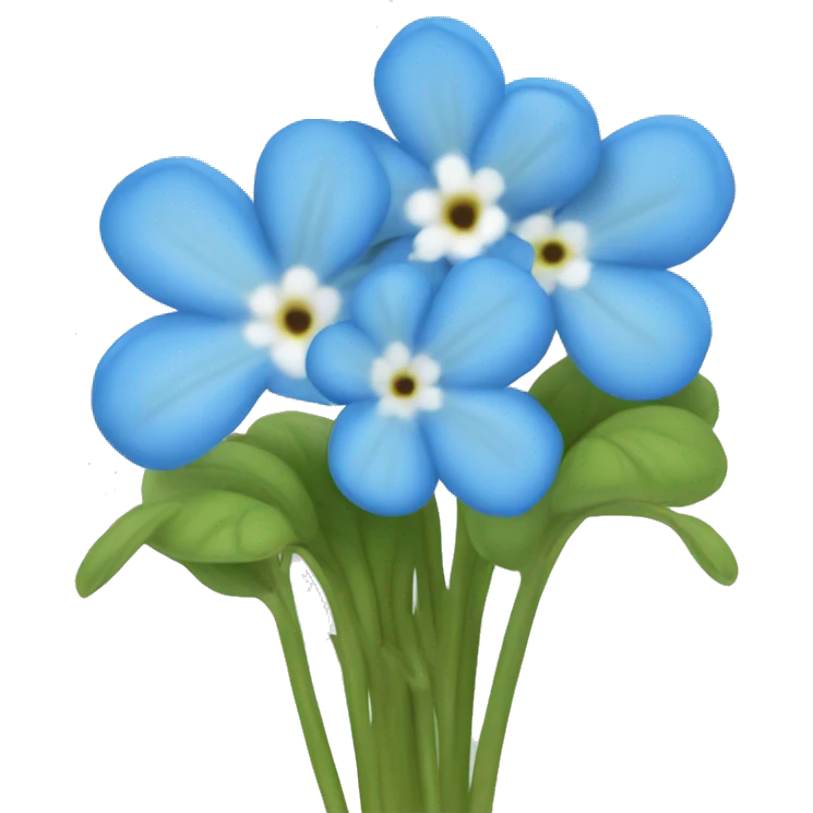 Forgetmenot flowef emoji