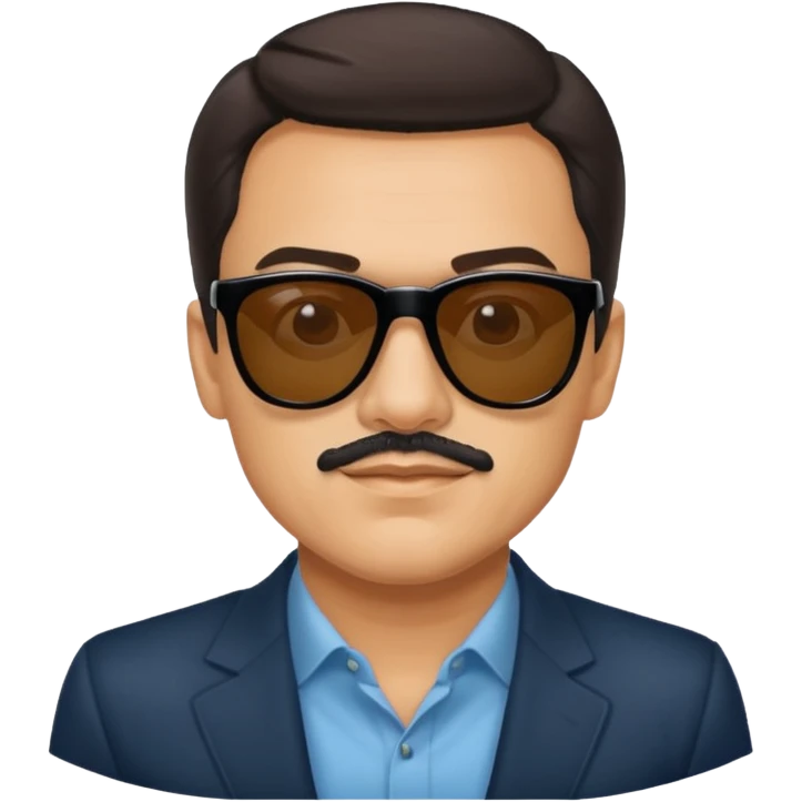 Pedro Sánchez with sunglasses, classic Telegram sticker emoji