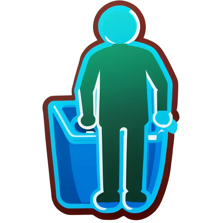 Man peeing in urinal emoji