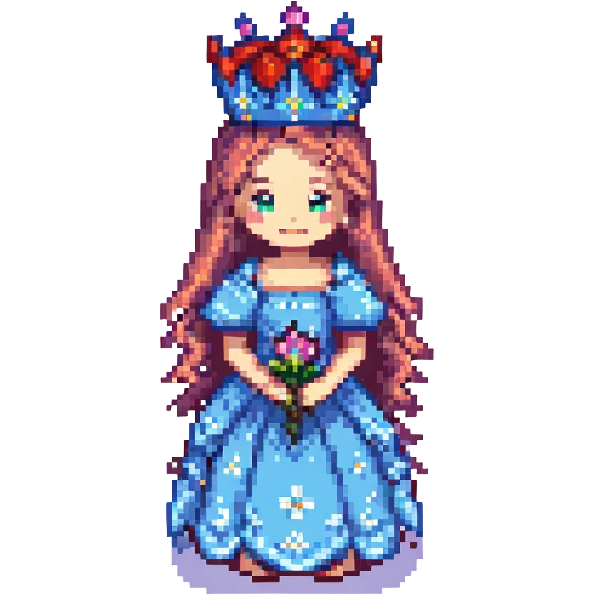 flower princess emoji