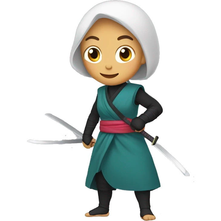 Une grande mère ninja  emoji