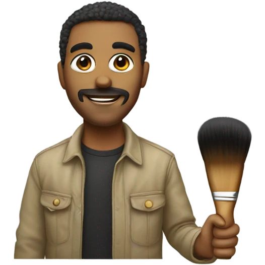 artist and brush emoji
