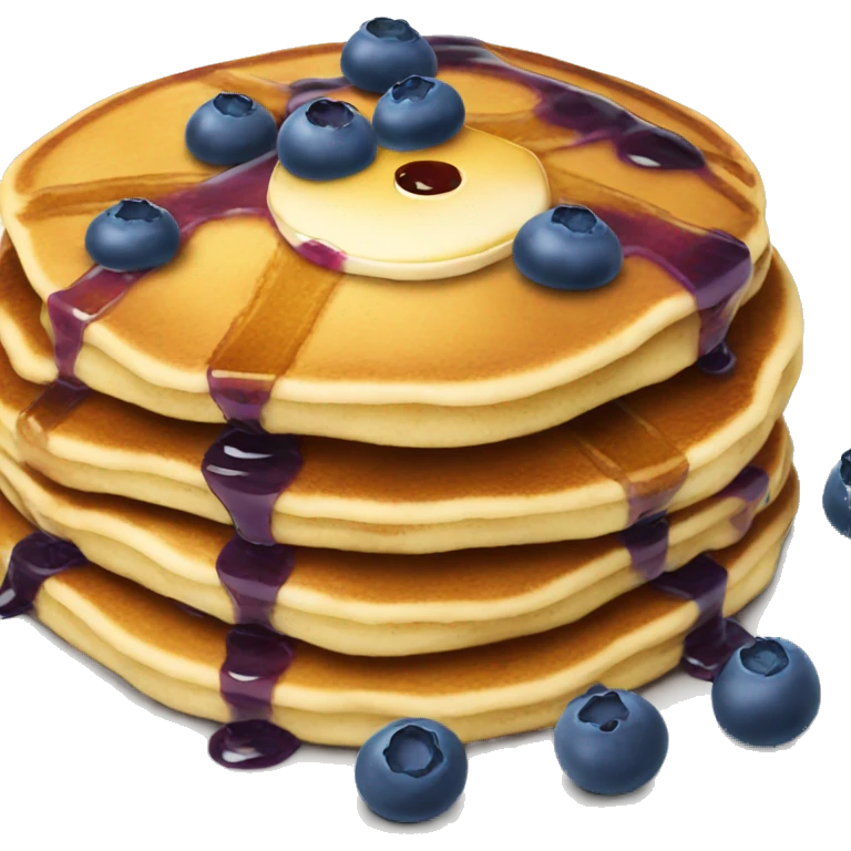 Blueberry pancakes  emoji