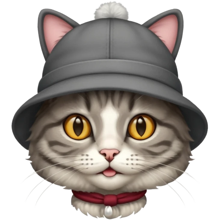 Cat in hat emoji