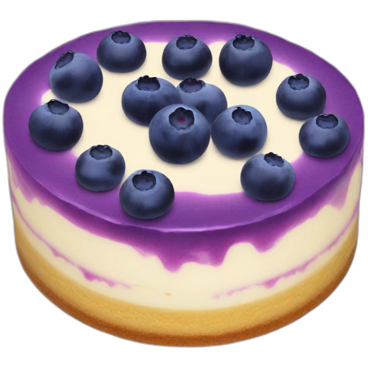 Blueberry Cheesecake  emoji