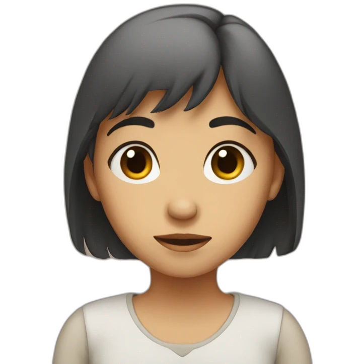 alone girl emoji