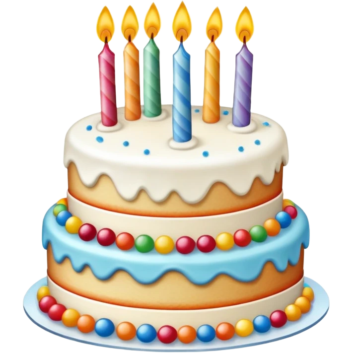 Torta di compleanno  emoji
