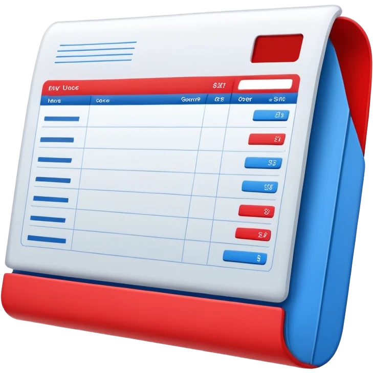 fast invoice generator red blue emoji