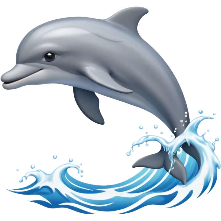 A playful dolphin leaping from the waves.



























































 emoji