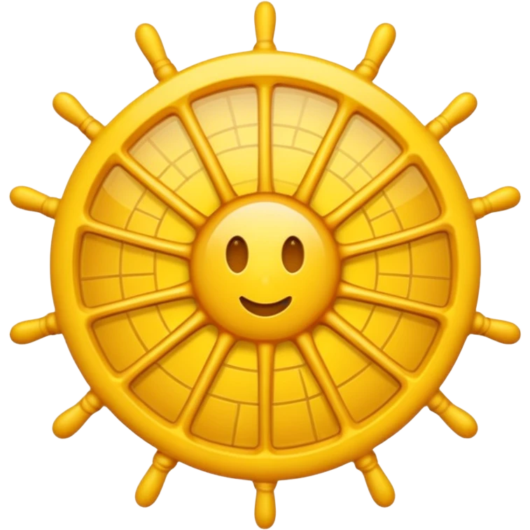 yellow web emoji