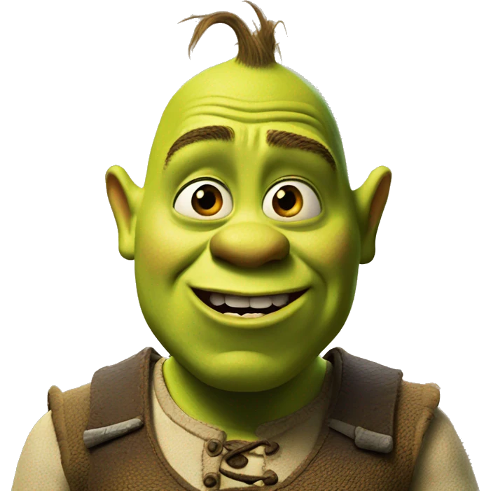 surprised shrek emoji