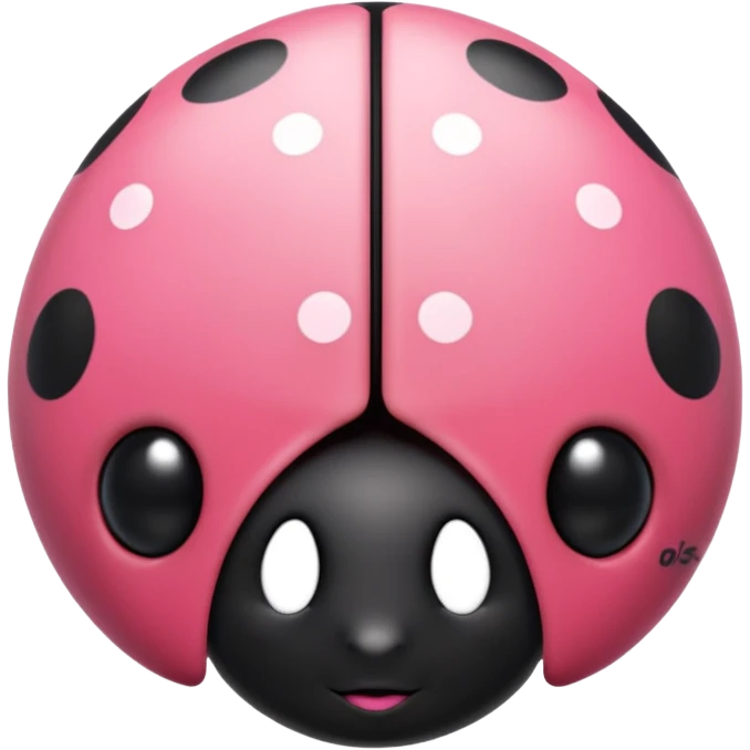 pink cute ladybug emoji