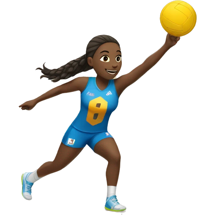 summer olympics girl playing volleyball emoji