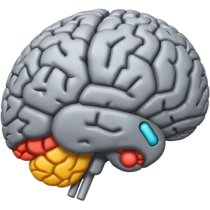 crazy brain emoji