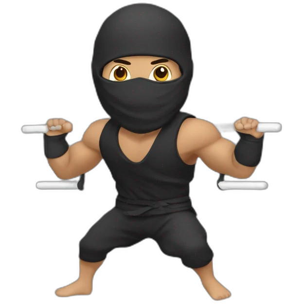 austian male Ninja Warrior athlete in action emoji