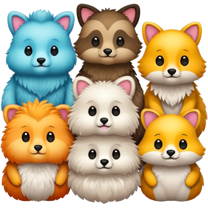 Cute animals emoji