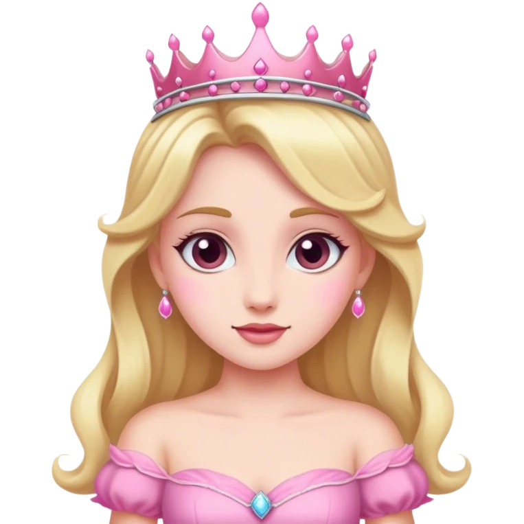 Princess pink emoji