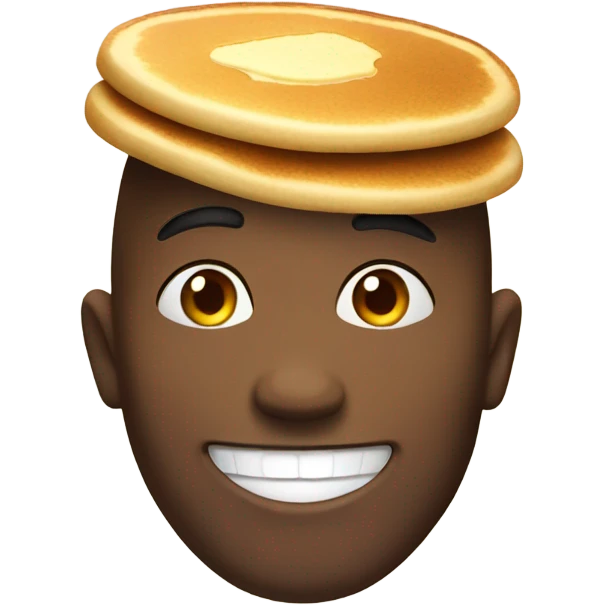 Pancakes smiling emoji