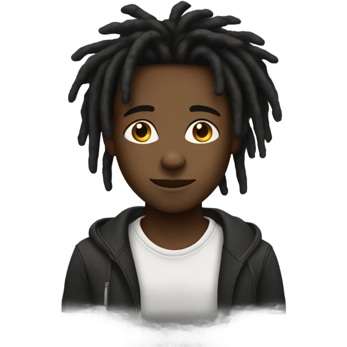 Dreadhead black boy emoji