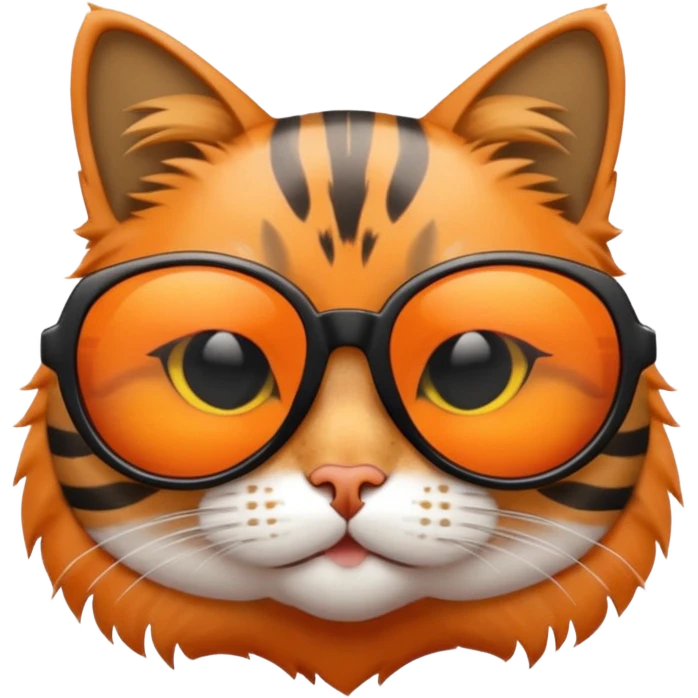 Cat wearing sunglasses emoji