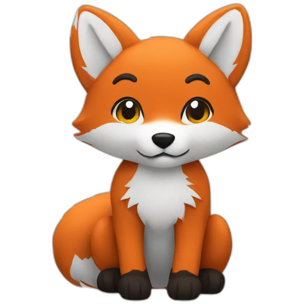 Fox plush emoji