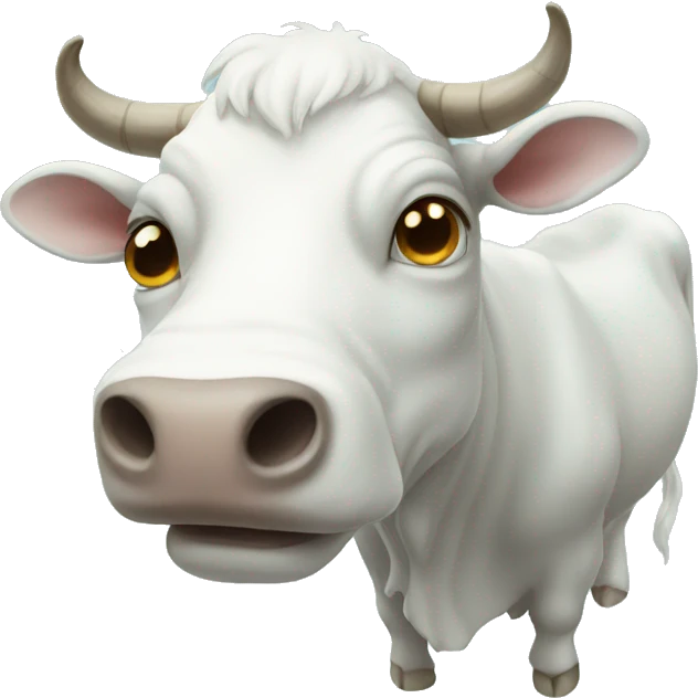 Ghost cow emoji
