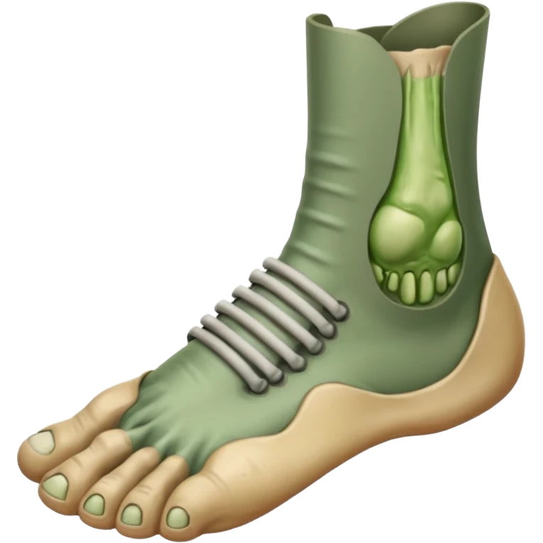  trench foot, white, gangrene spreading emoji