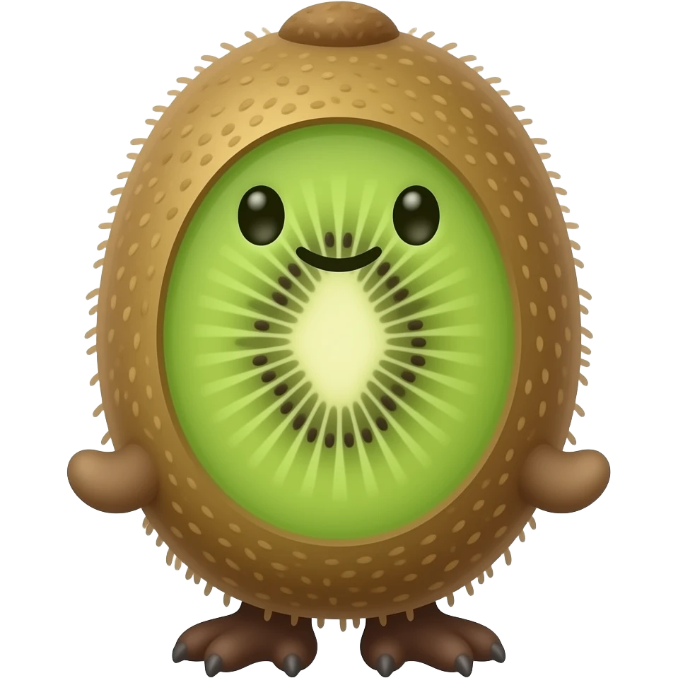 Pipi kiwi emoji