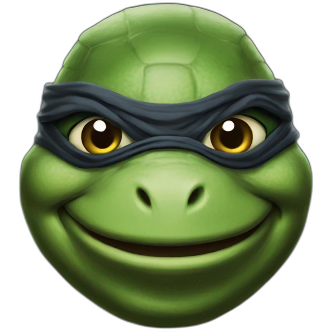 ninja turtle hyper realistic emoji