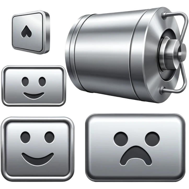 stainless steel montage industrial design emoji