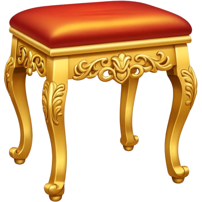 a golden stool emoji