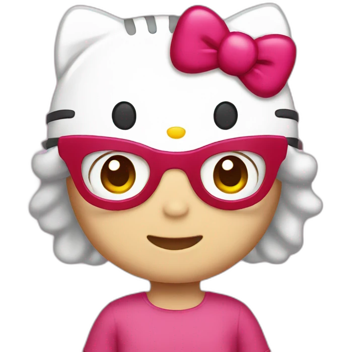 Hello kitty emoji
