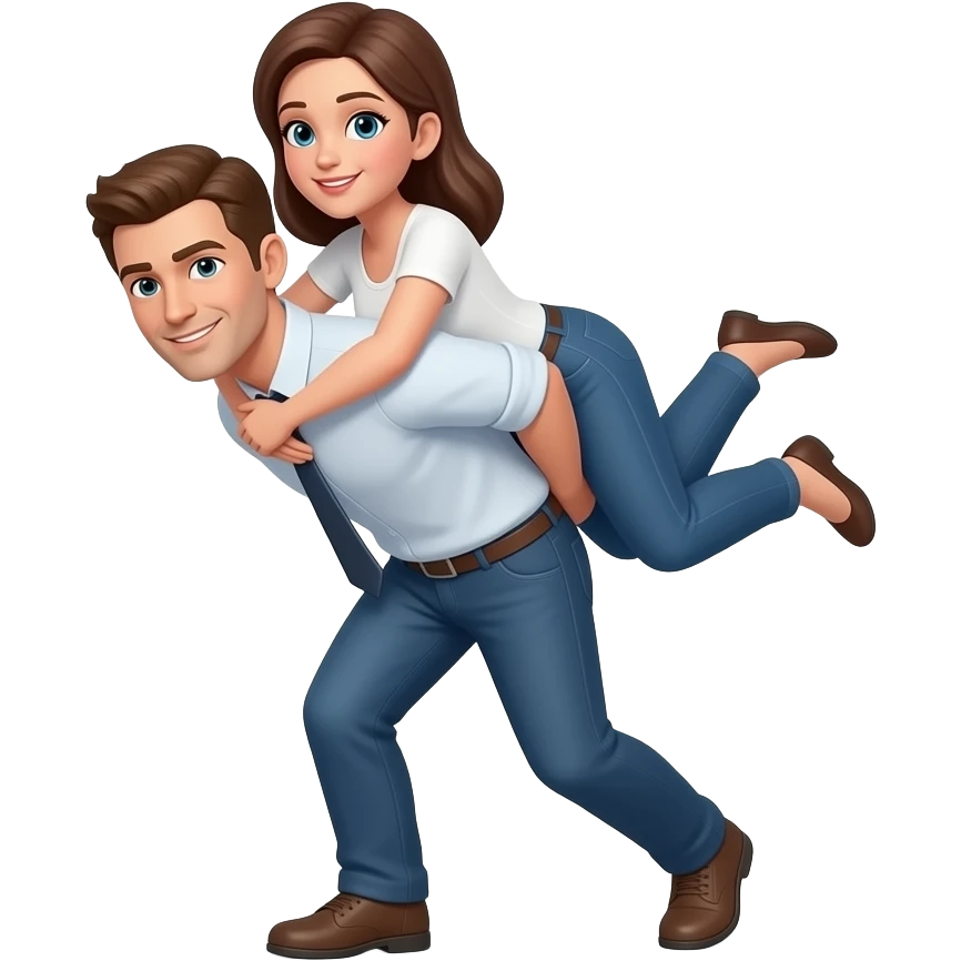 Woman throws man over her shoulder emoji