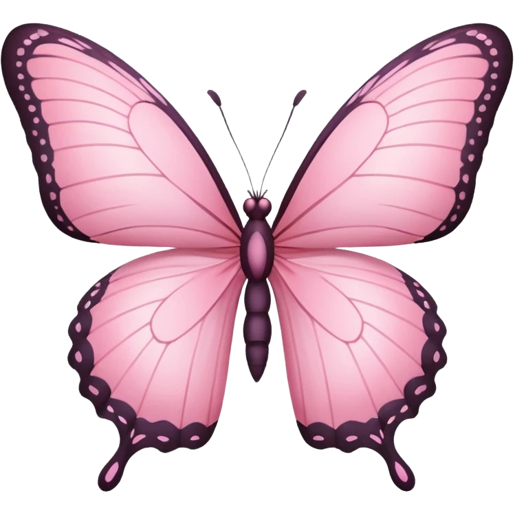 pink butterfly emoji