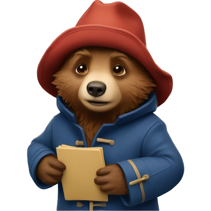 Paddington bear emoji
