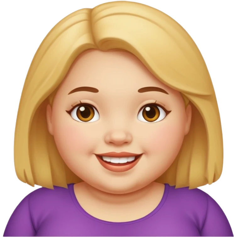 Fatty girl emoji