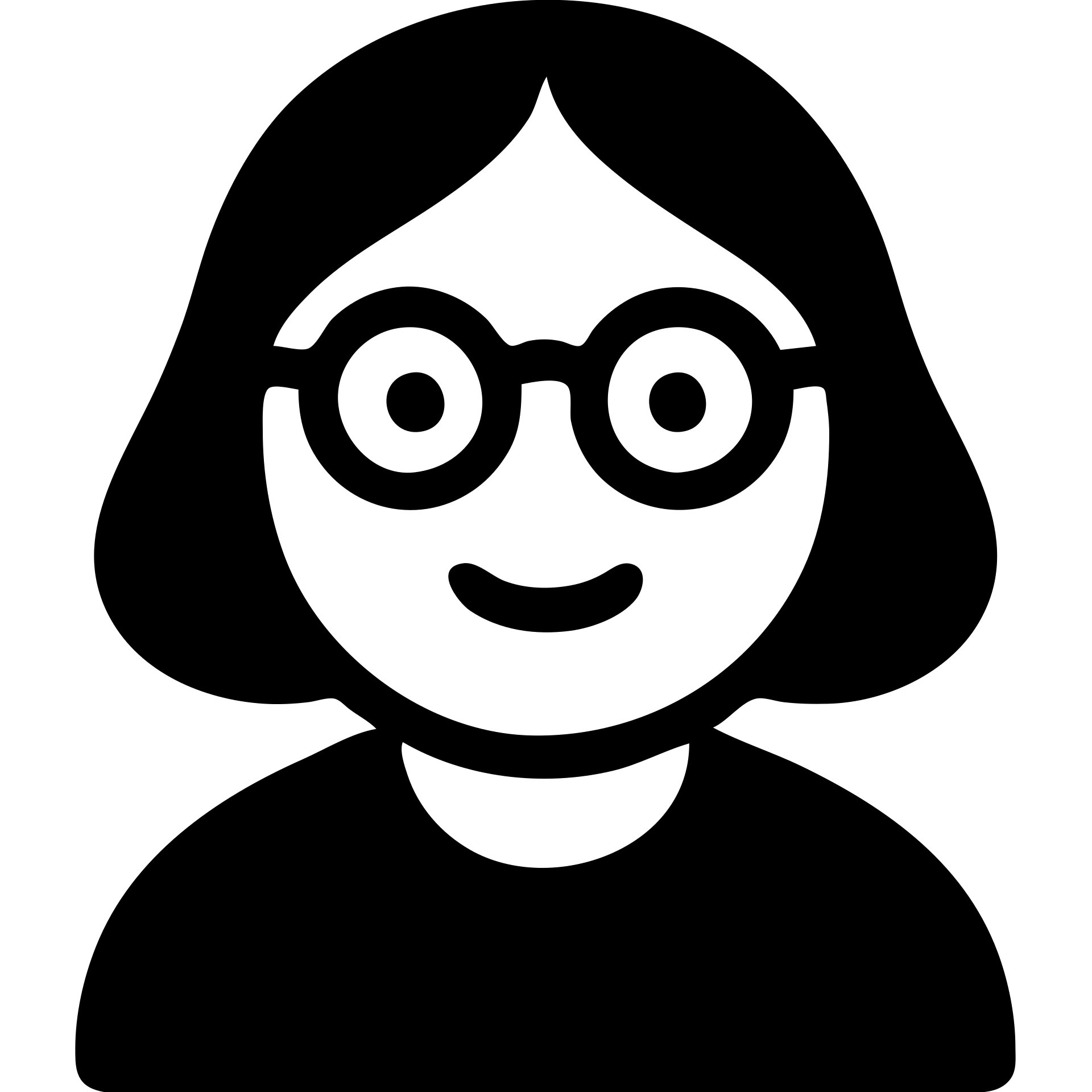 Emoji of Marguerite Yourcenar in solid style emoji