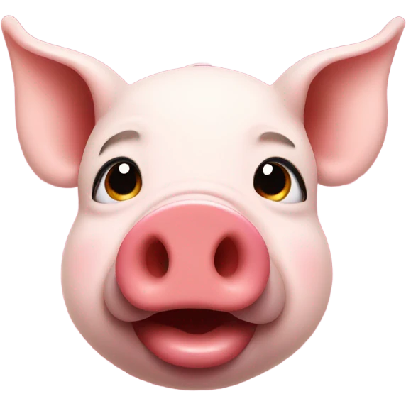 Pig in lipstick emoji