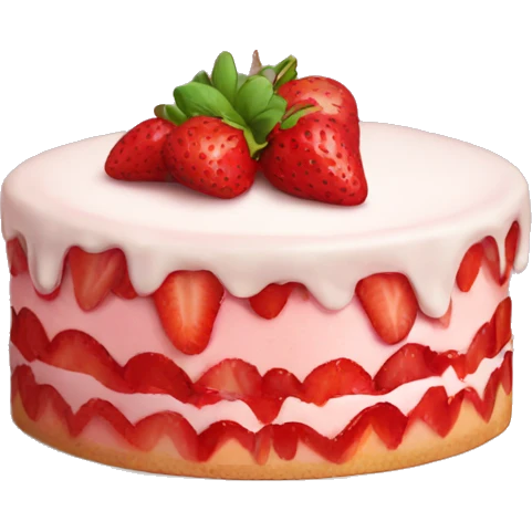 strawberry cake emoji