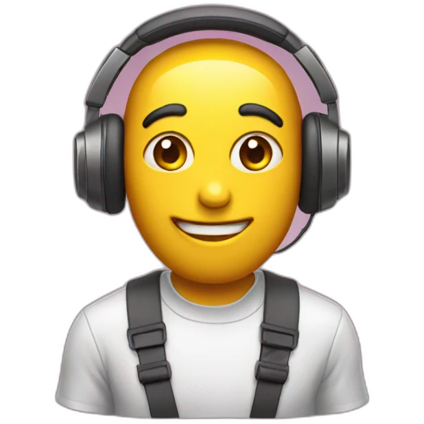 fini candy with headphones emoji
