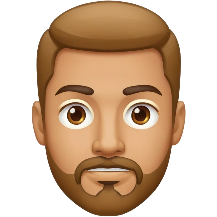 Man with goatee emoji