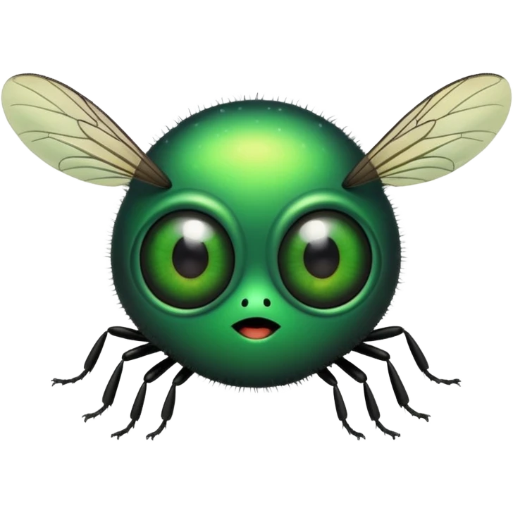 a cute fly with big eyes emoji