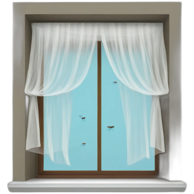 mosquito net in window emoji