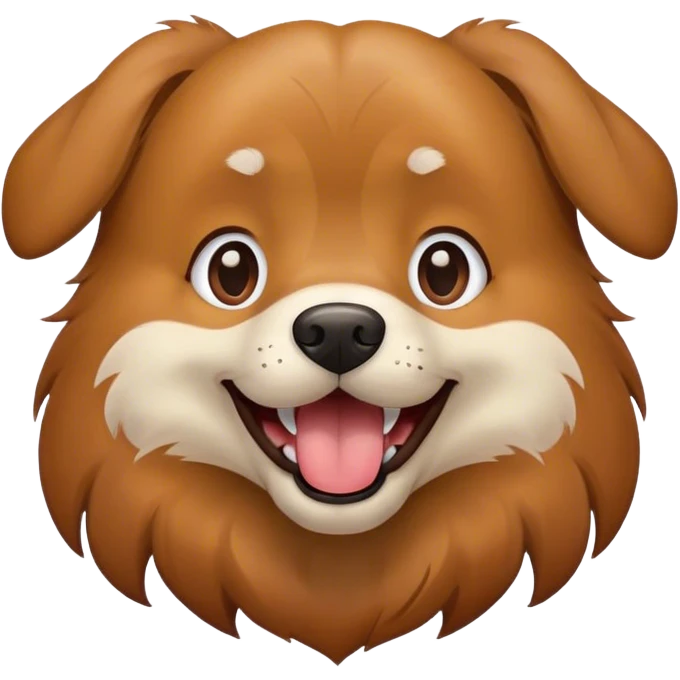 Dog panting emoji