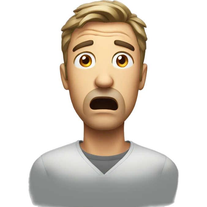 MAN IN SHOCK emoji
